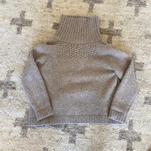 Margaret O’Leary turtleneck with open back